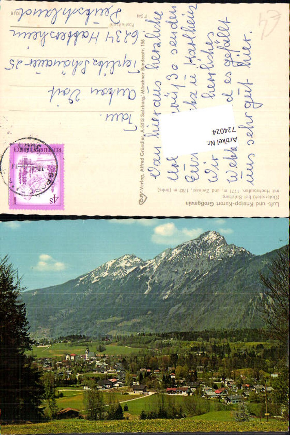 Alte Ansichtskarte – Old Postcard