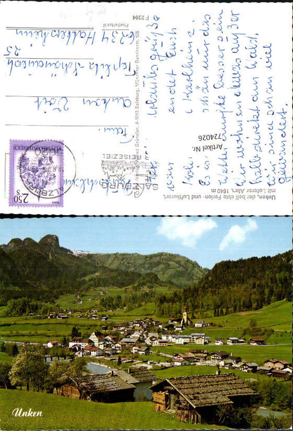 Alte Ansichtskarte – Old Postcard