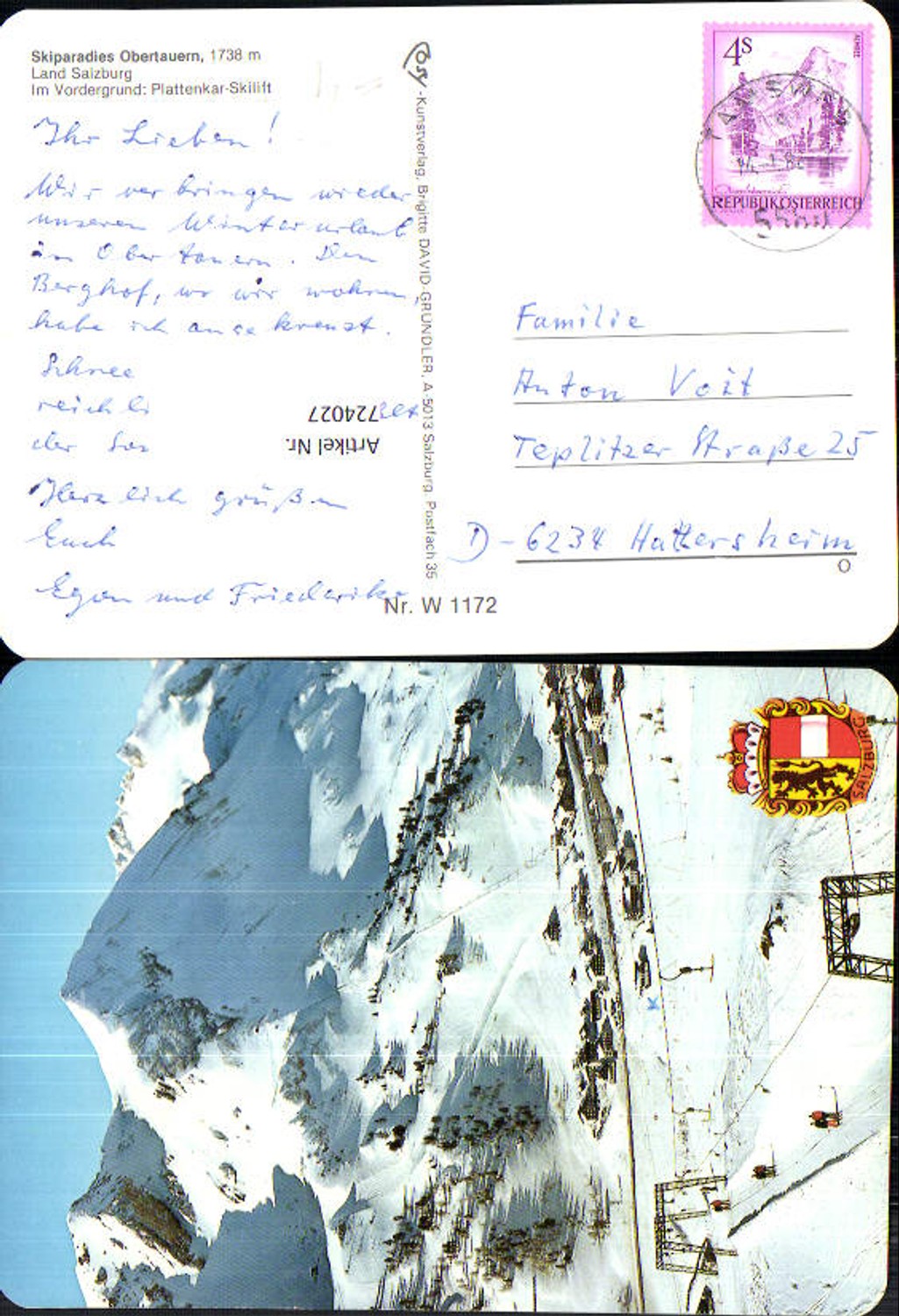 Alte Ansichtskarte – Old Postcard