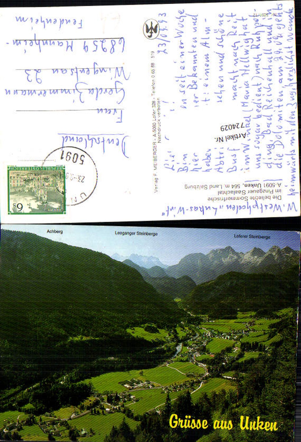 Alte Ansichtskarte – Old Postcard