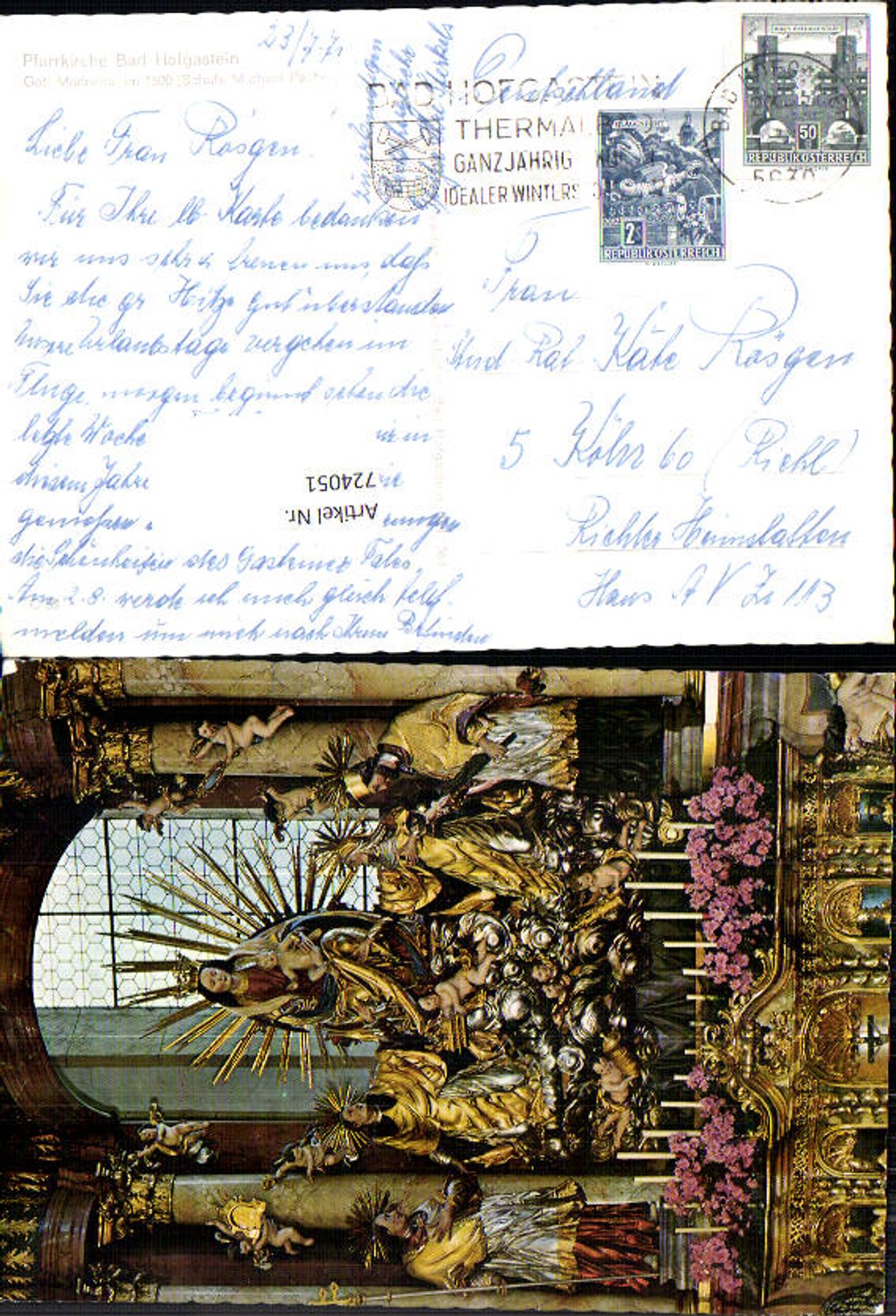 Alte Ansichtskarte – Old Postcard