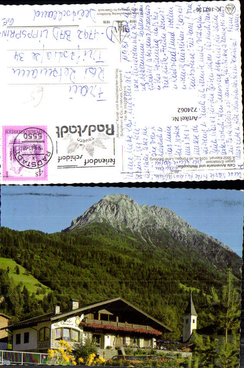 Alte Ansichtskarte – Old Postcard