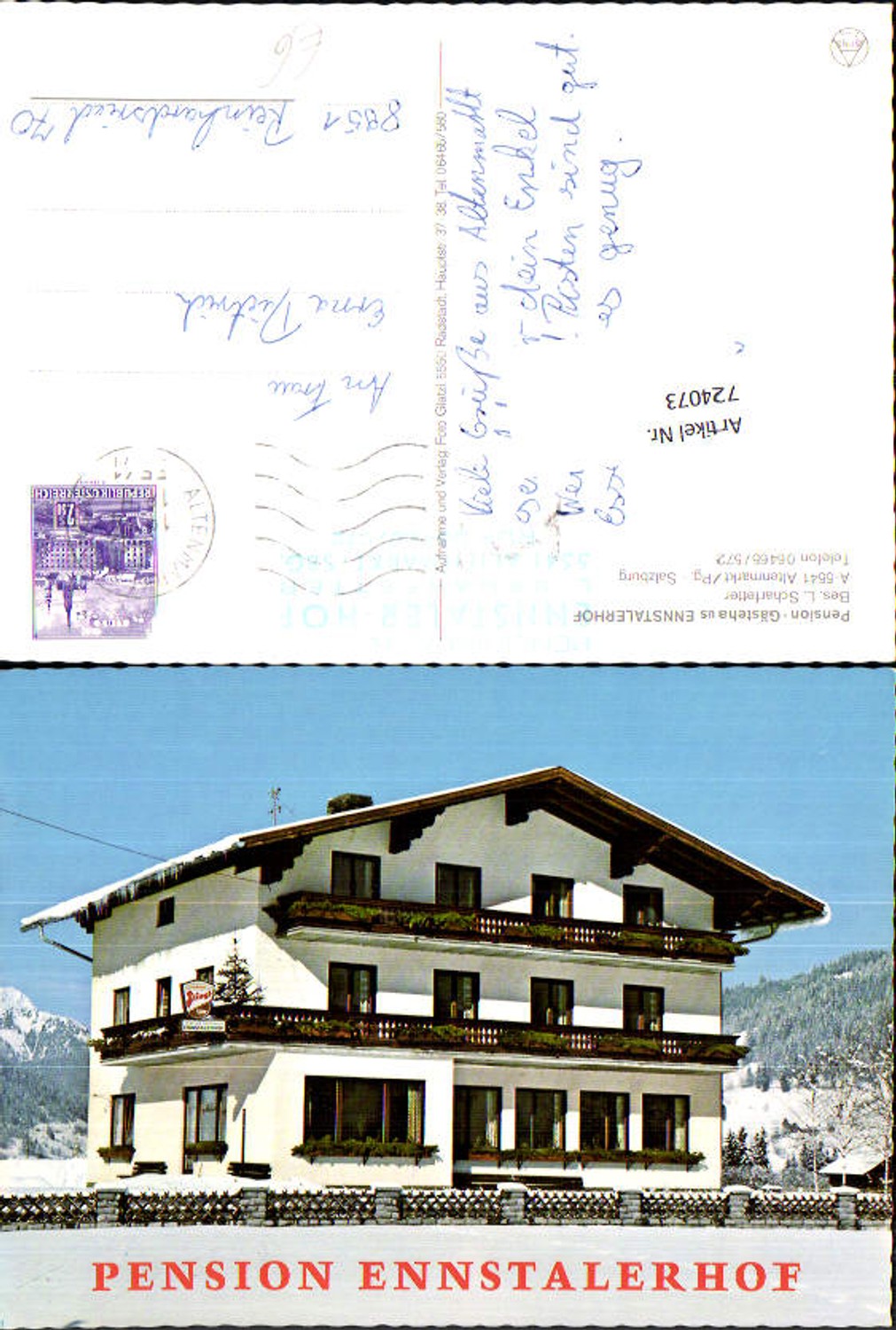 Alte Ansichtskarte – Old Postcard