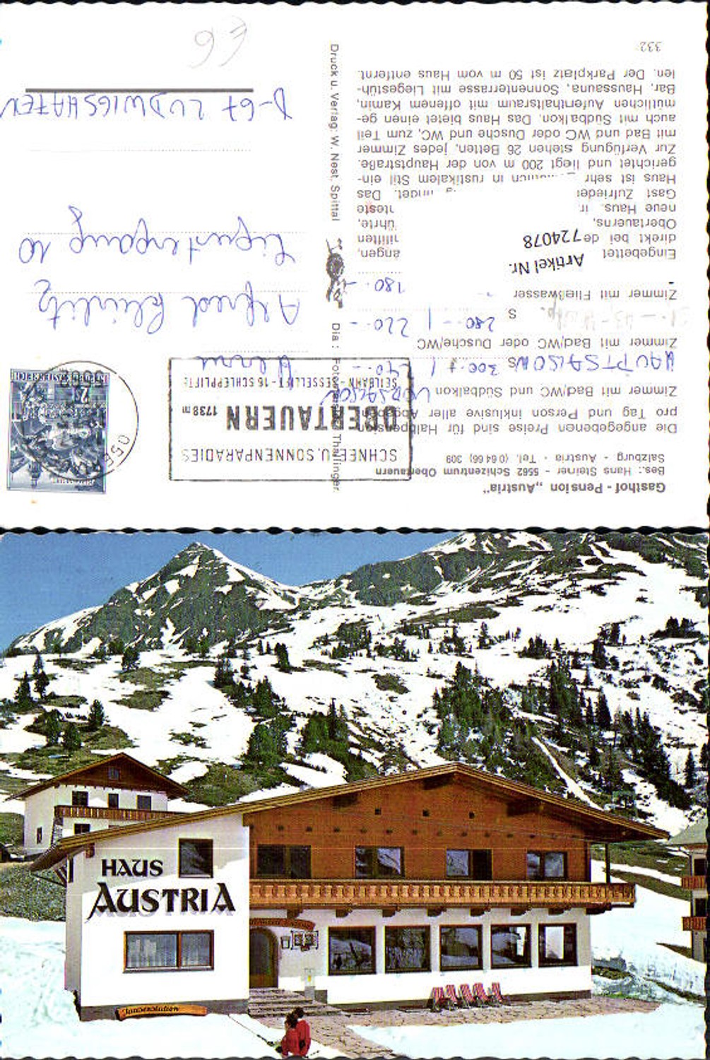 Alte Ansichtskarte – Old Postcard