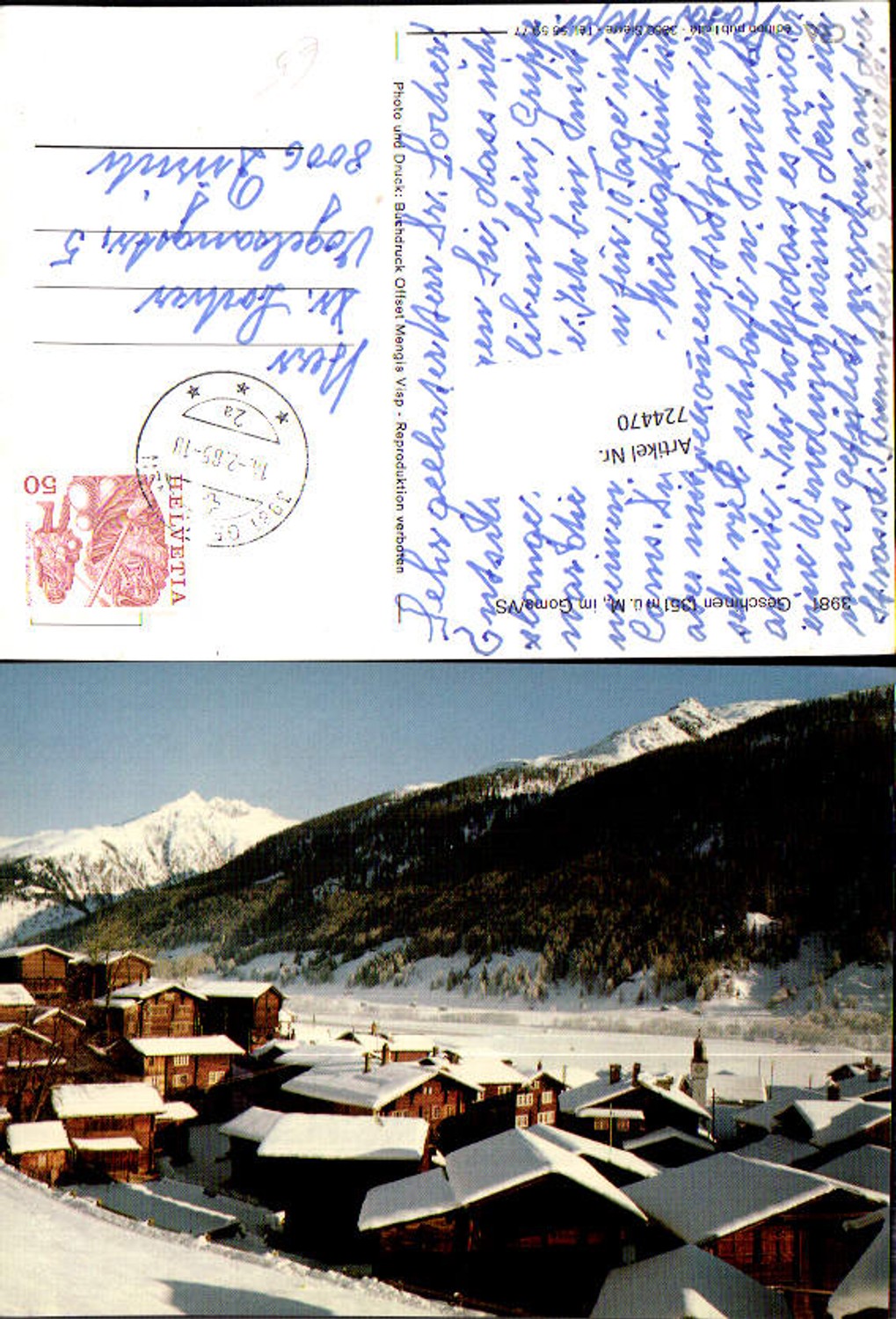 Alte Ansichtskarte – Old Postcard