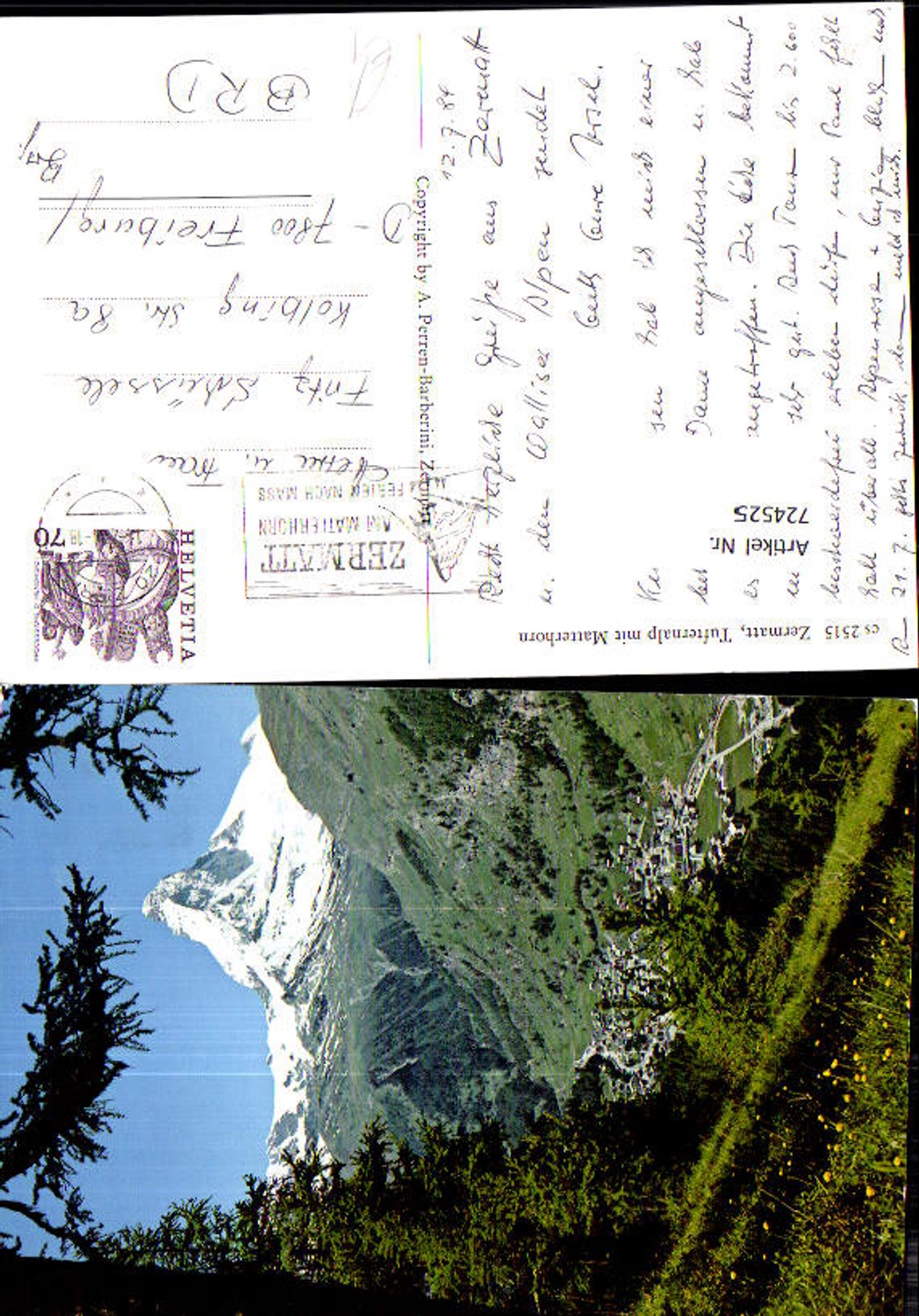 Alte Ansichtskarte – Old Postcard