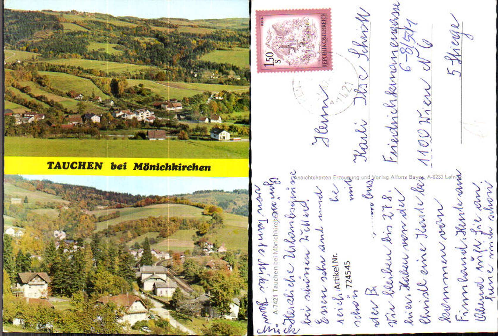 Alte Ansichtskarte – Old Postcard