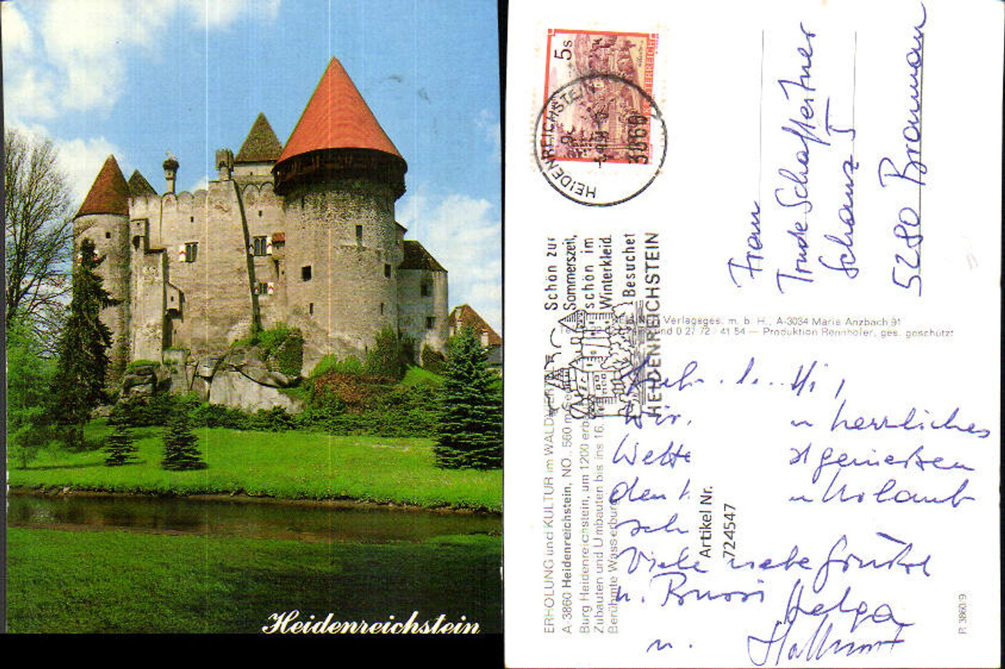 Alte Ansichtskarte – Old Postcard
