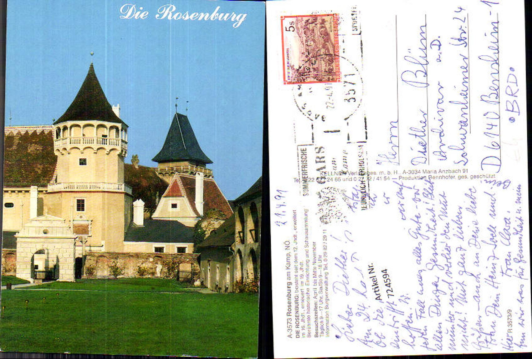 Alte Ansichtskarte – Old Postcard