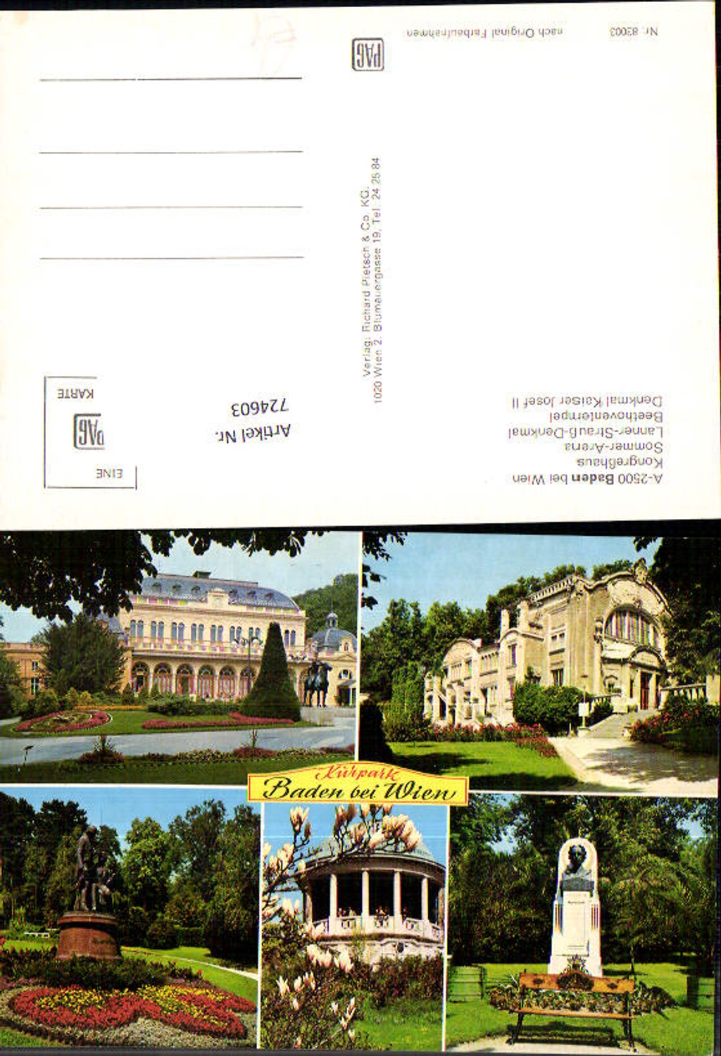 Alte Ansichtskarte – Old Postcard