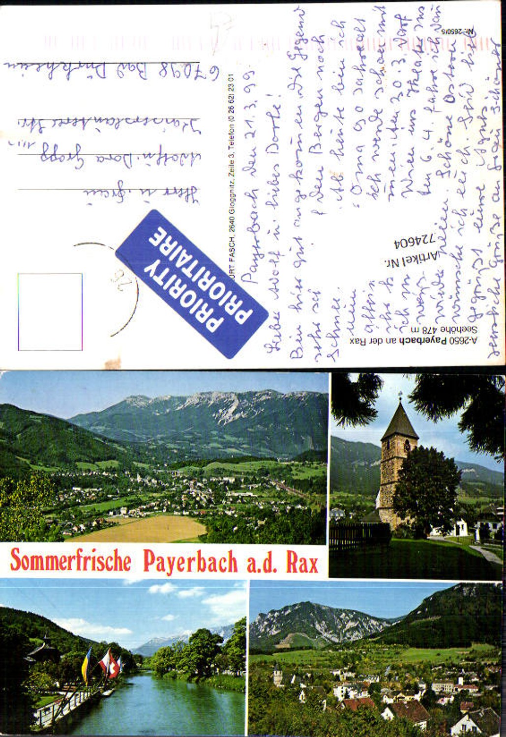 Alte Ansichtskarte – Old Postcard