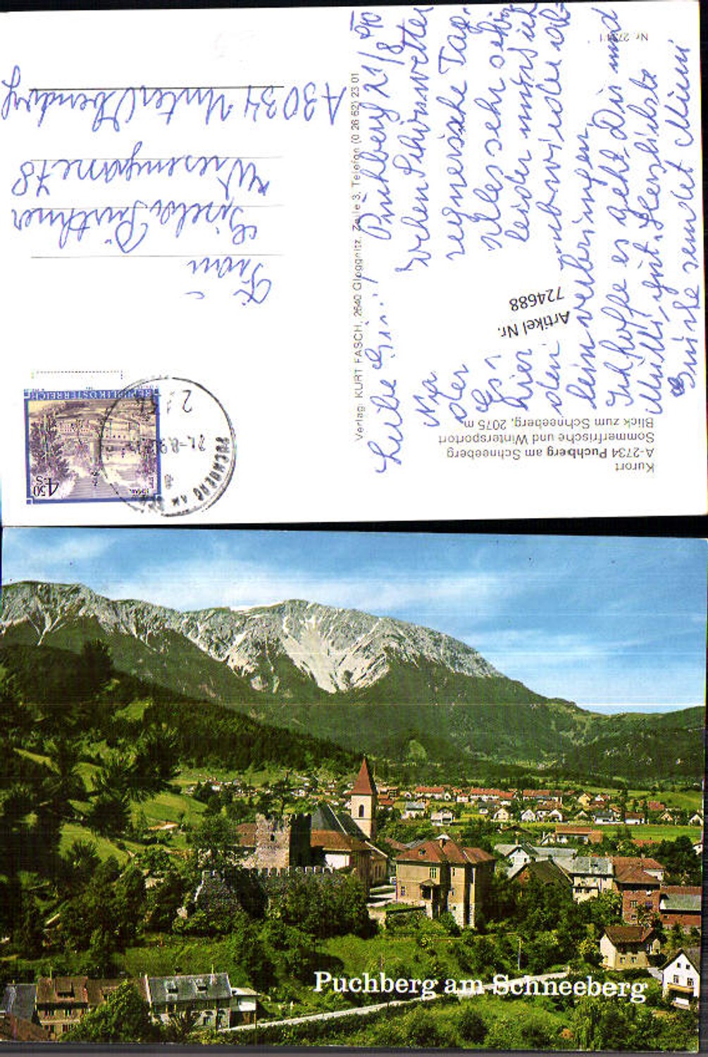 Alte Ansichtskarte – Old Postcard
