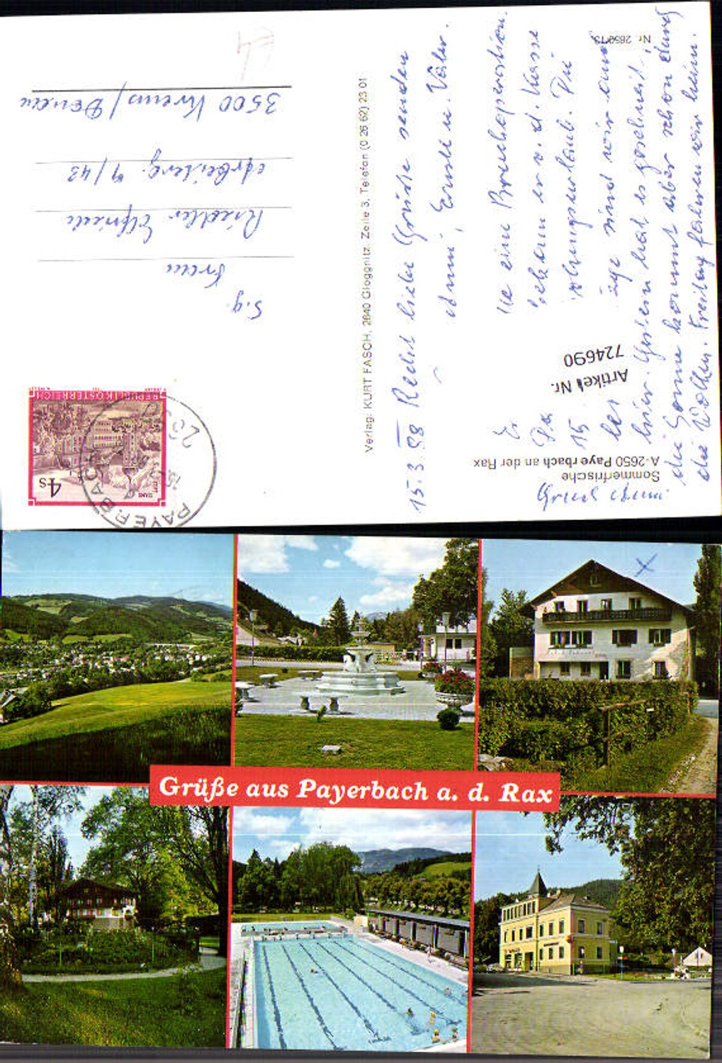 Alte Ansichtskarte – Old Postcard