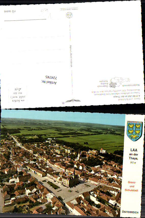 724745 Laa an der Thaya mittelalterliche Stadtmauer