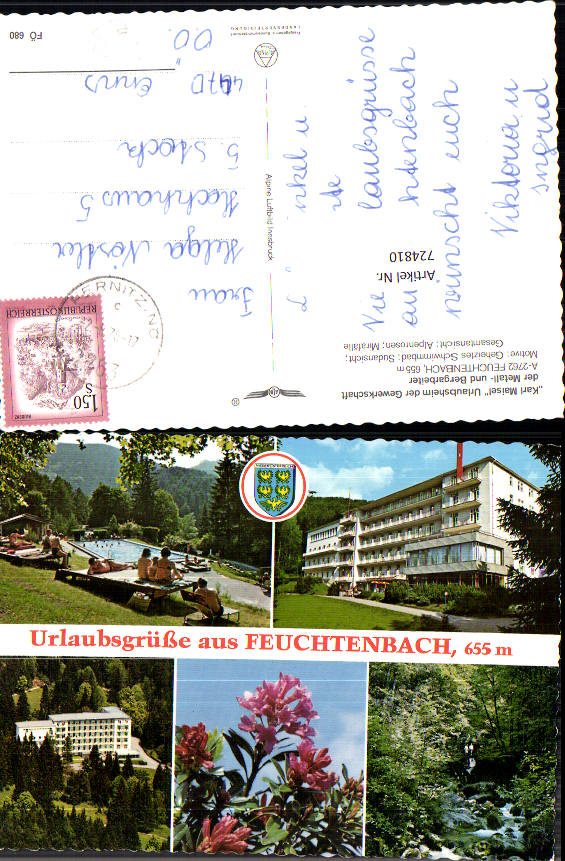 724810 Feuchtenbach Geheiztes Schwimmbad