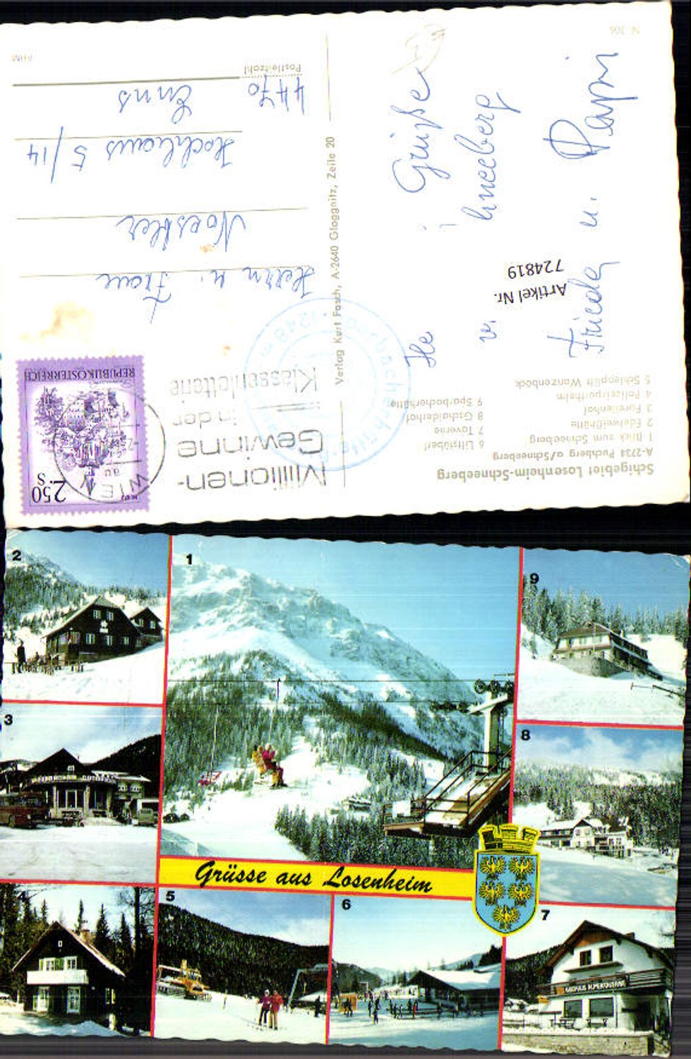 Alte Ansichtskarte – Old Postcard