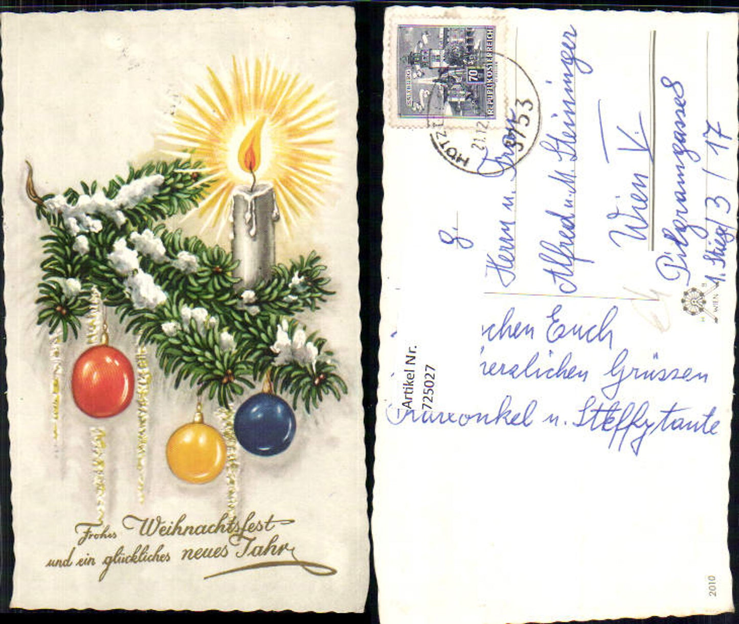 Alte Ansichtskarte – Old Postcard