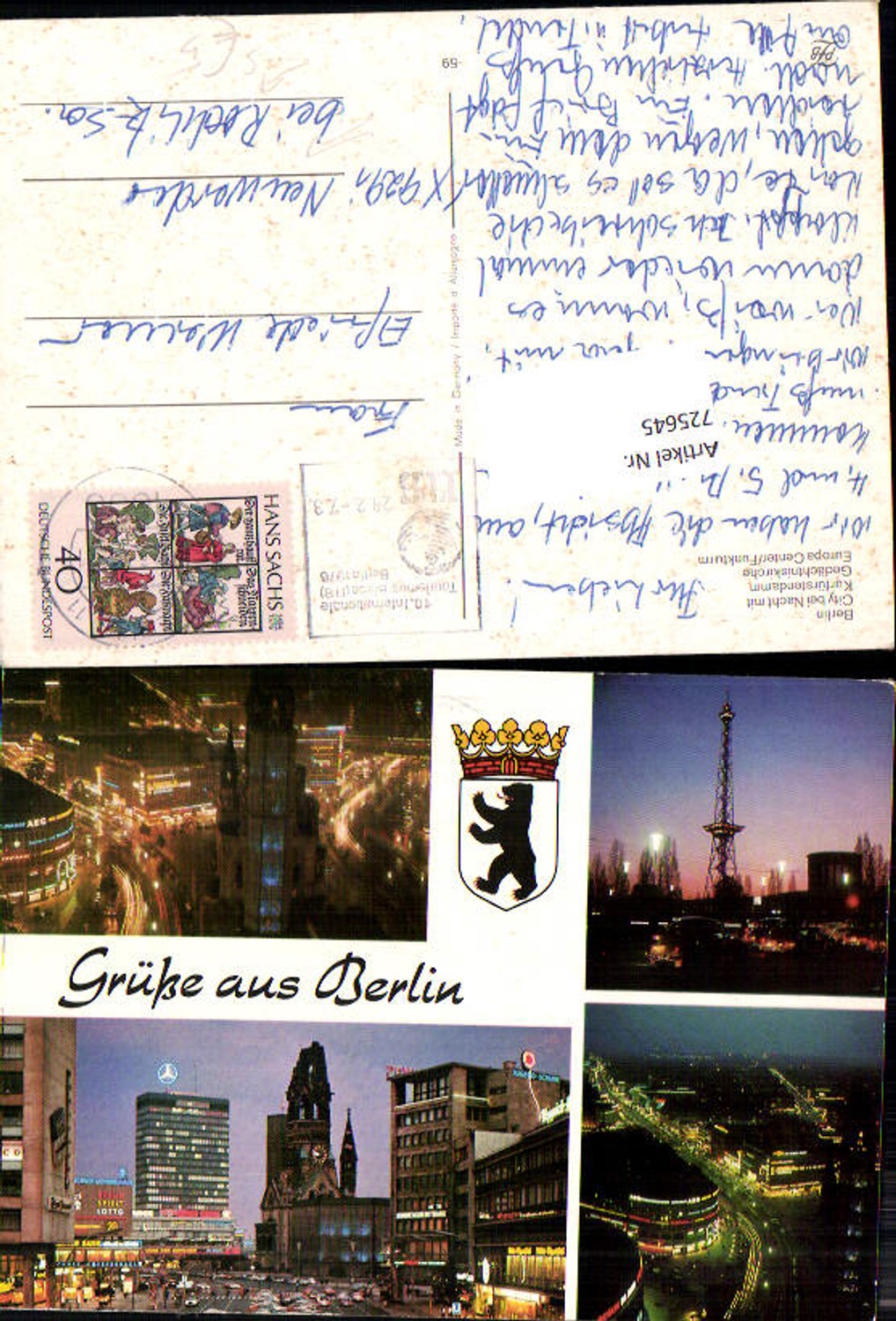 Alte Ansichtskarte – Old Postcard