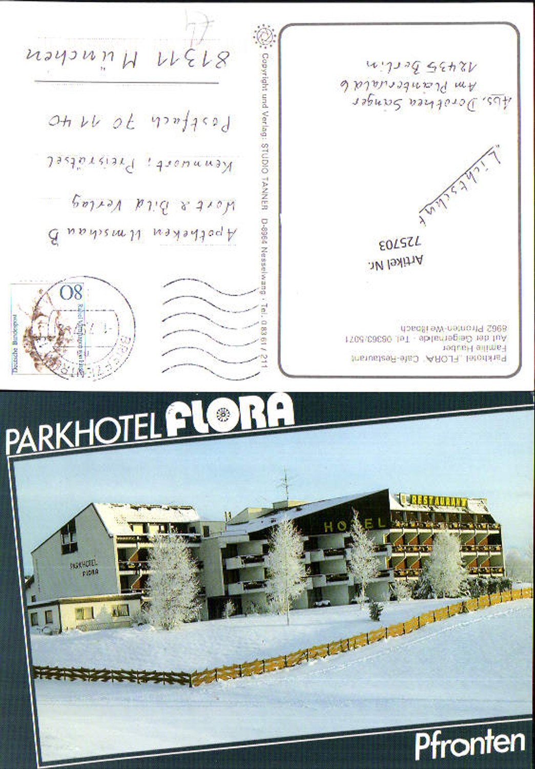 Alte Ansichtskarte – Old Postcard