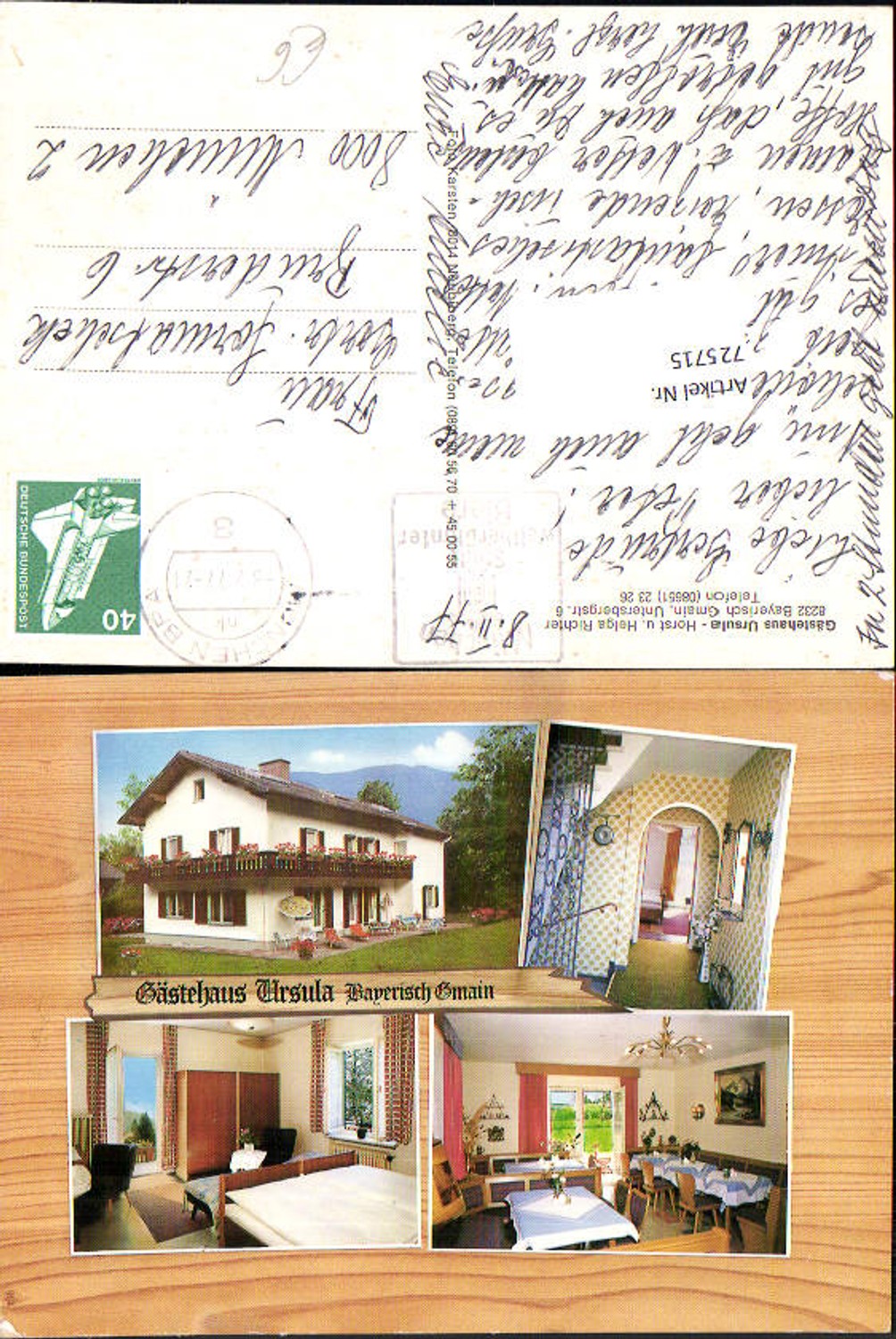 Alte Ansichtskarte – Old Postcard