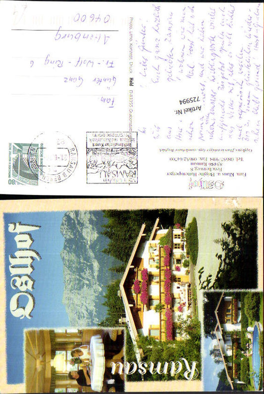 Alte Ansichtskarte – Old Postcard