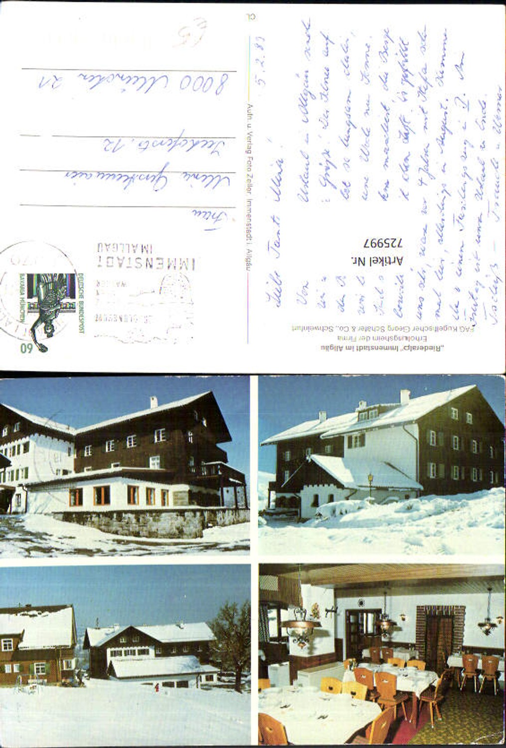 Alte Ansichtskarte – Old Postcard