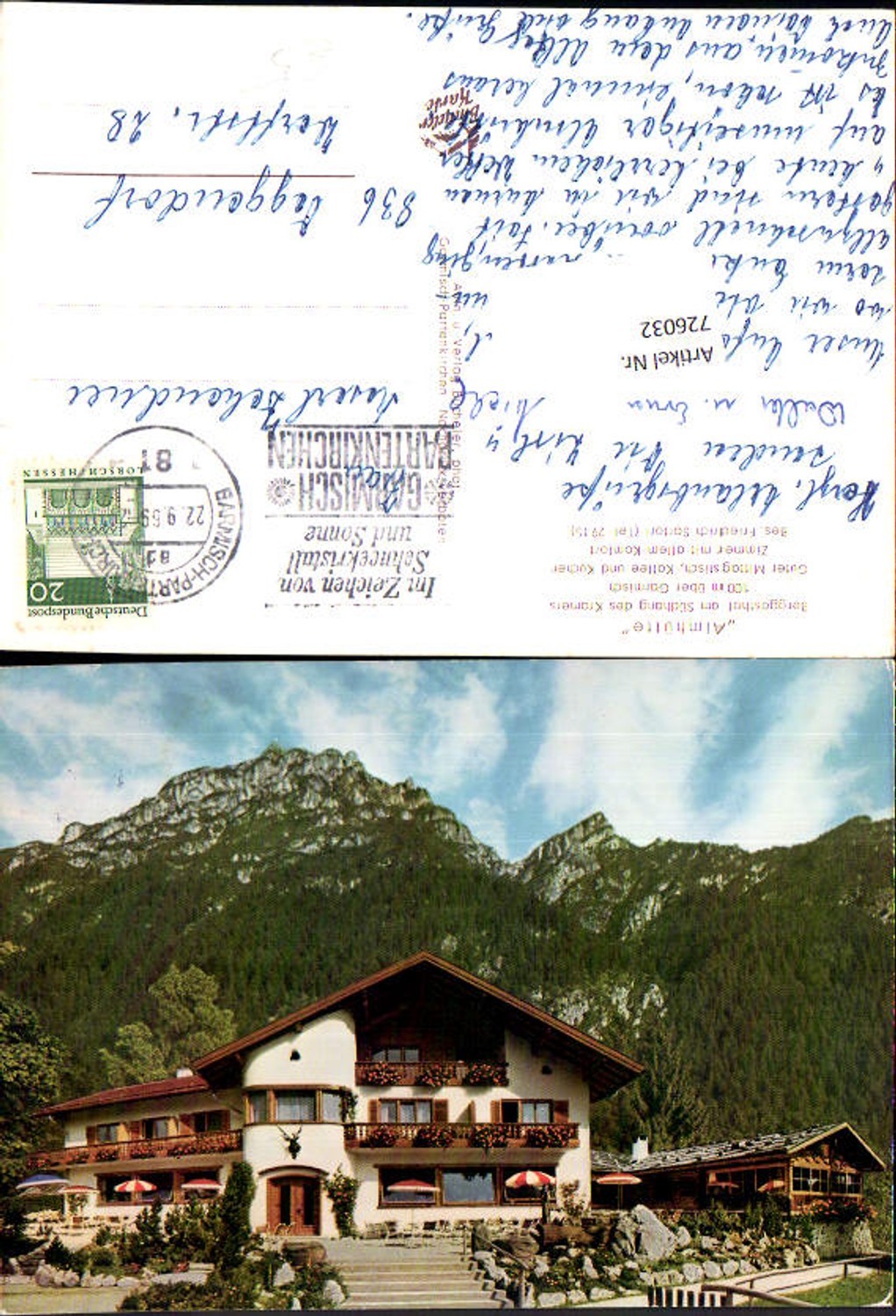 Alte Ansichtskarte – Old Postcard