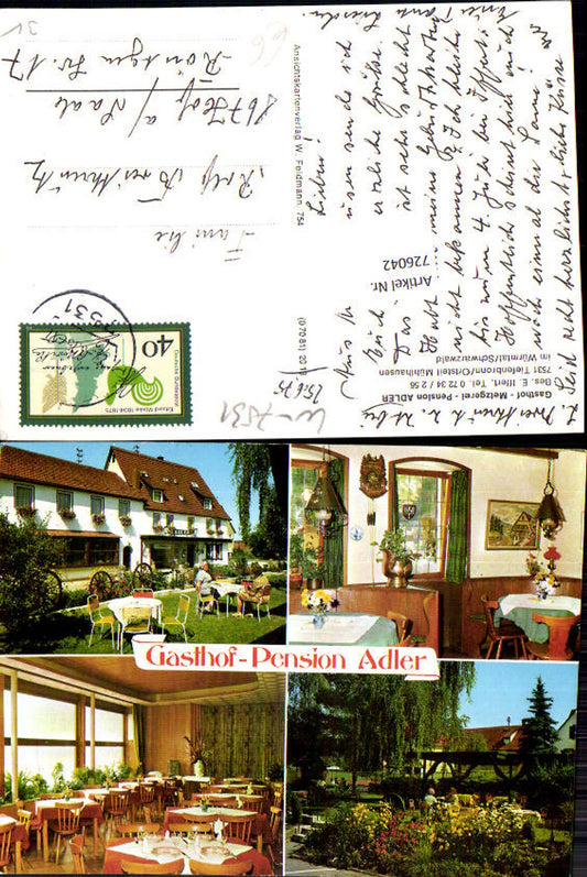 Alte Ansichtskarte – Old Postcard