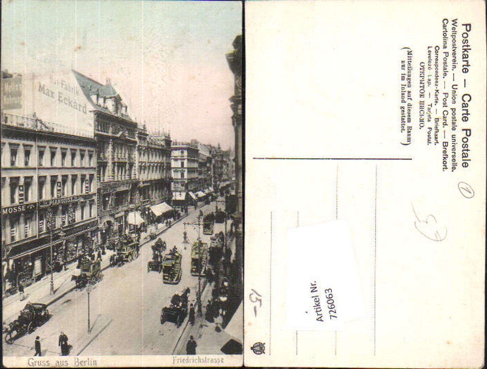 Alte Ansichtskarte – Old Postcard