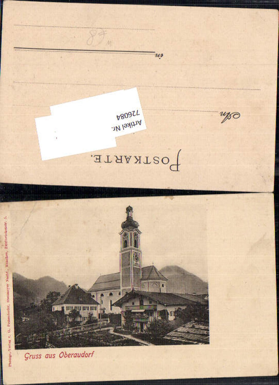 Alte Ansichtskarte – Old Postcard