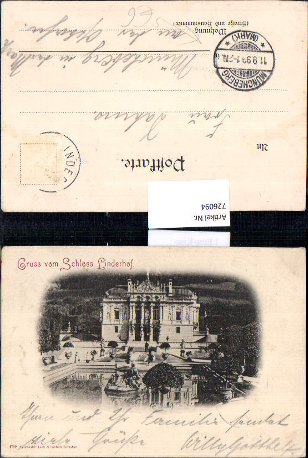 Alte Ansichtskarte – Old Postcard