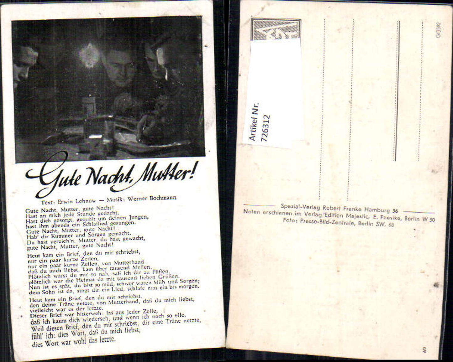 Alte Ansichtskarte – Old Postcard