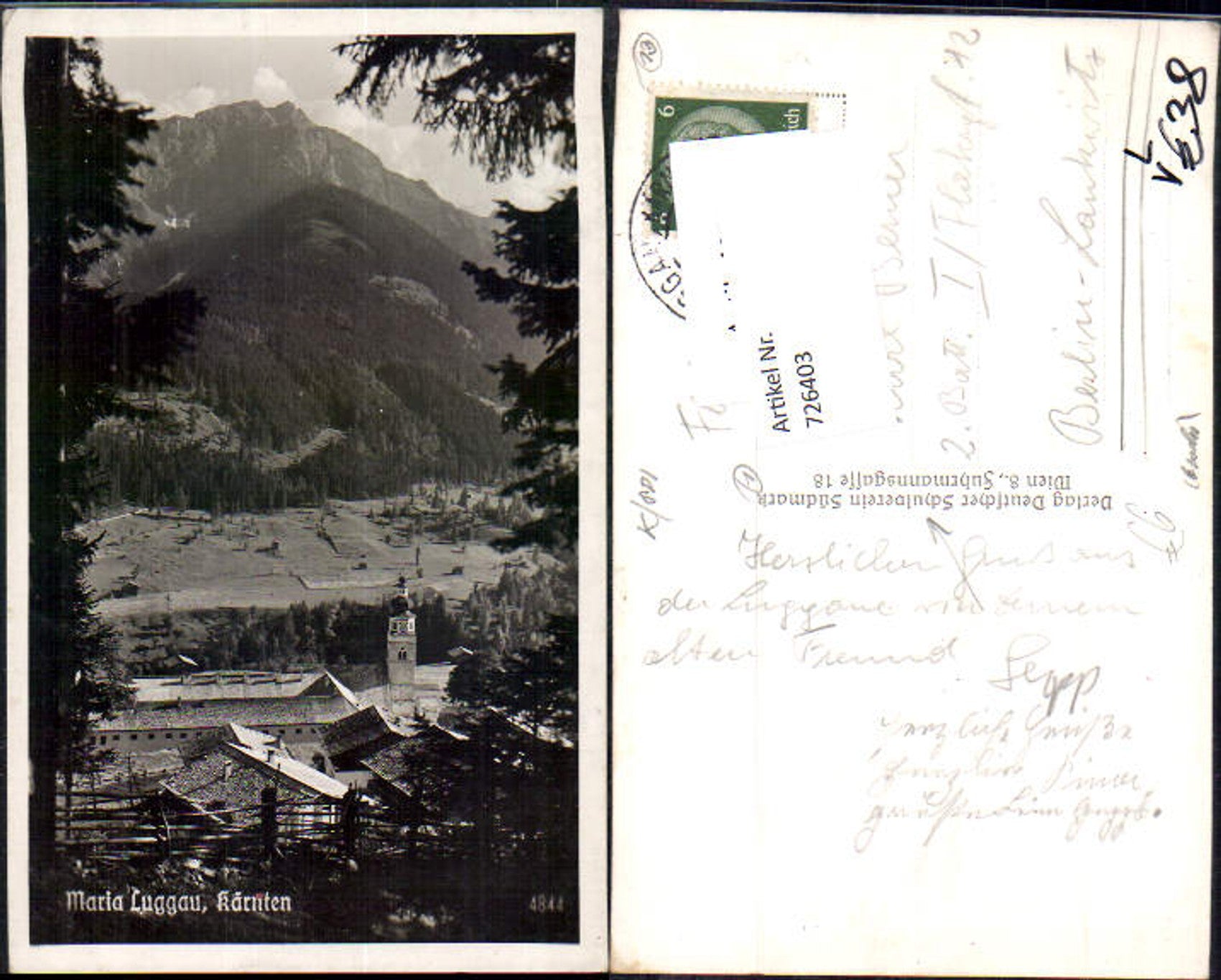 Alte Ansichtskarte – Old Postcard