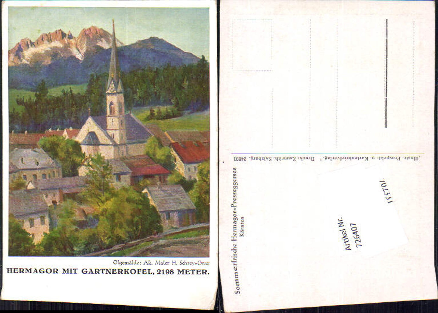 Alte Ansichtskarte – Old Postcard
