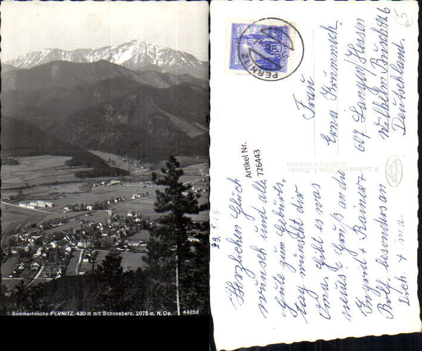 Alte Ansichtskarte – Old Postcard
