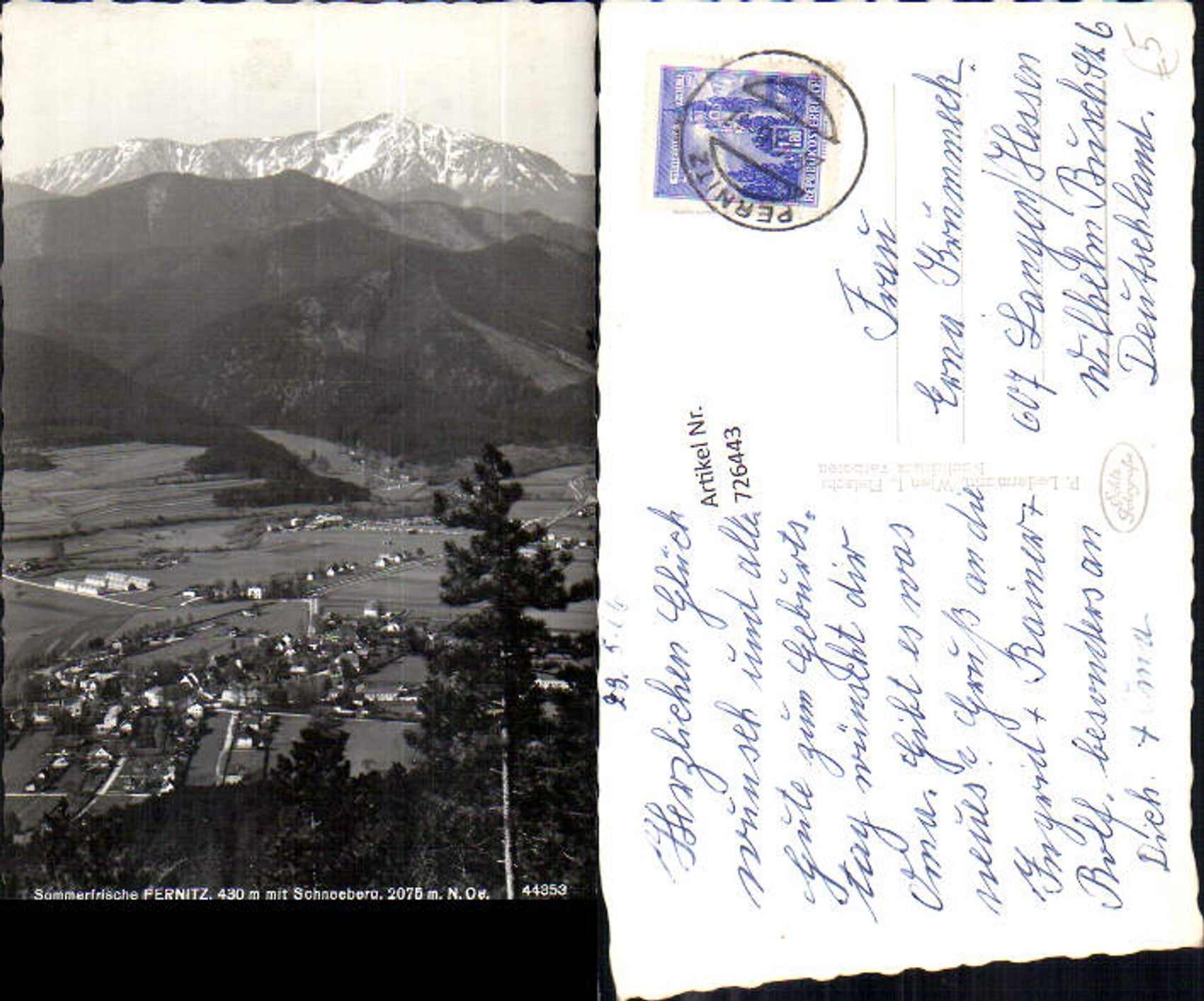 Alte Ansichtskarte – Old Postcard
