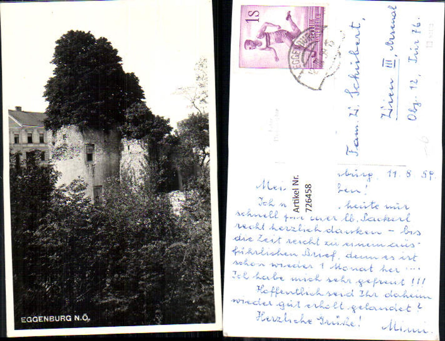 Alte Ansichtskarte – Old Postcard