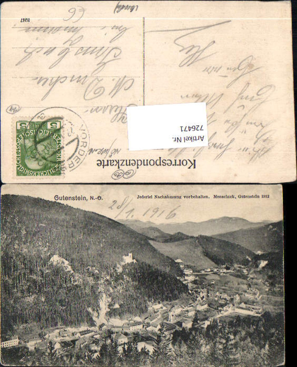 Alte Ansichtskarte – Old Postcard