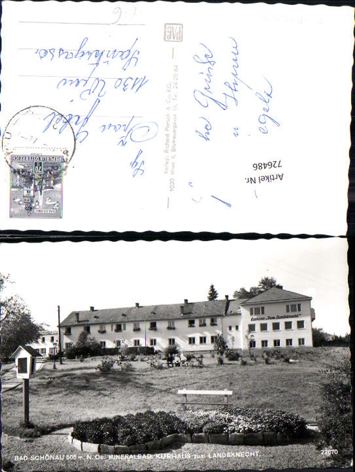 Alte Ansichtskarte – Old Postcard