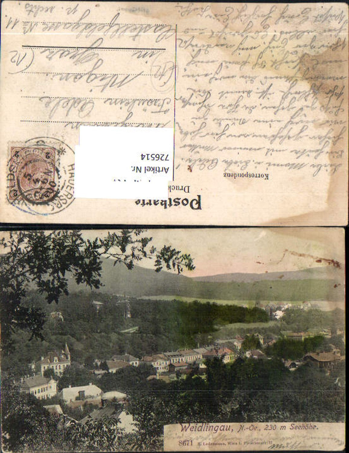 Alte Ansichtskarte – Old Postcard