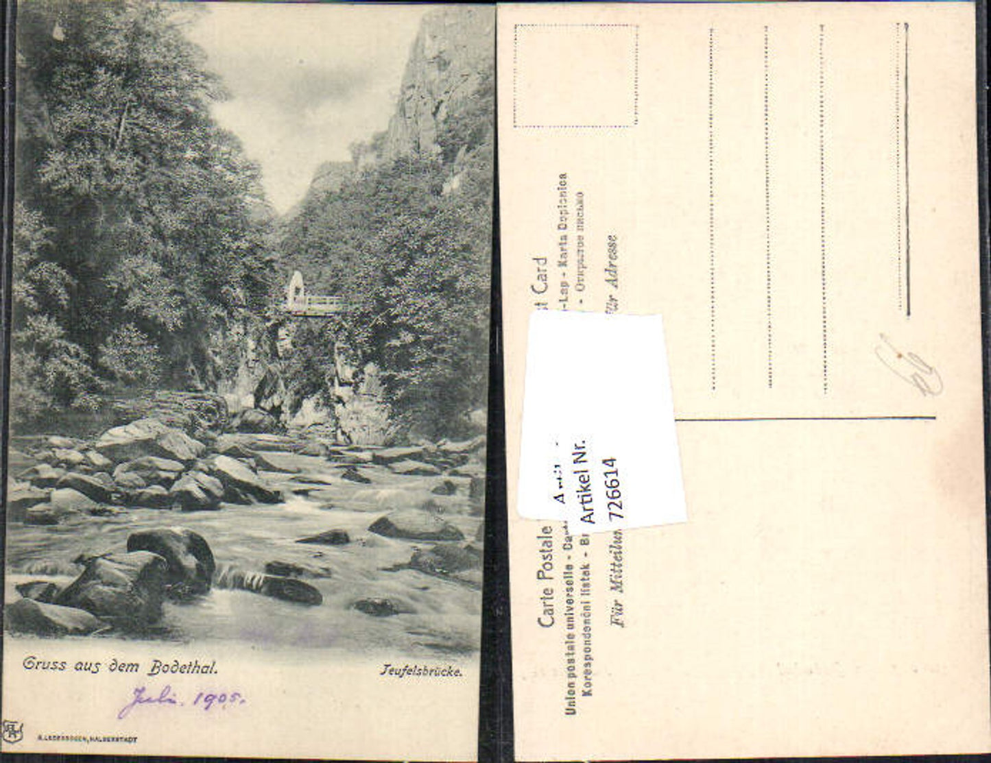 Alte Ansichtskarte – Old Postcard