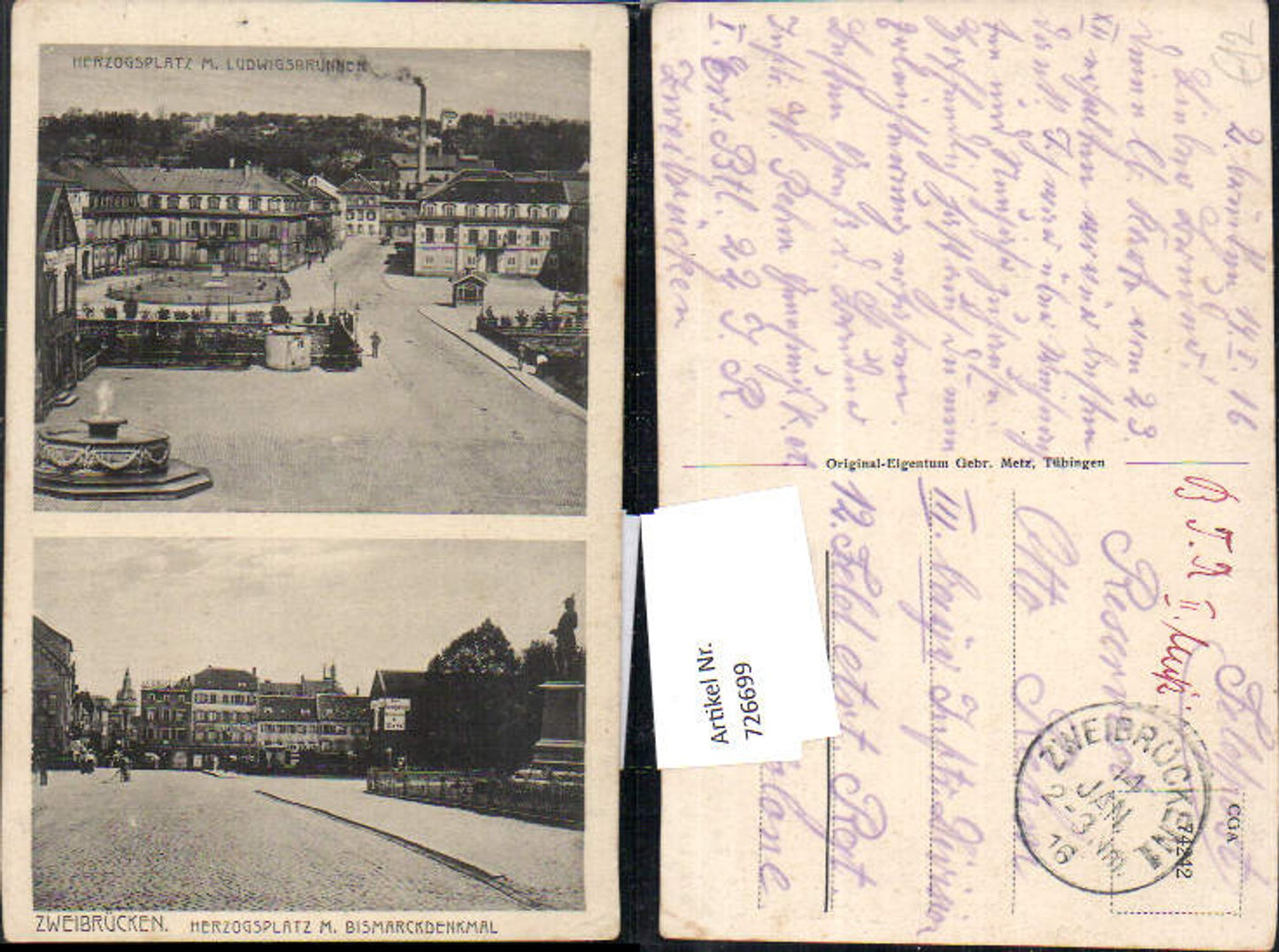 Alte Ansichtskarte – Old Postcard