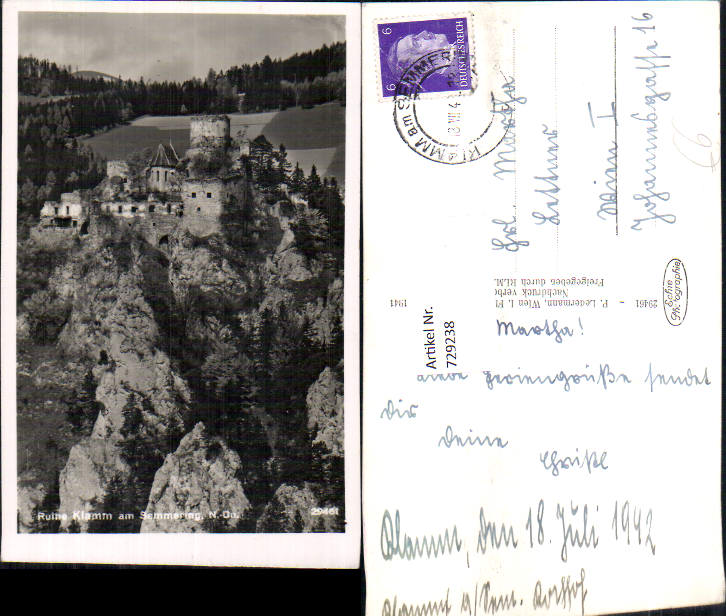 alte Ansichtskarte