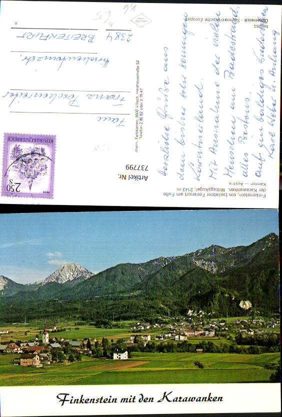 alte Ansichtskarte