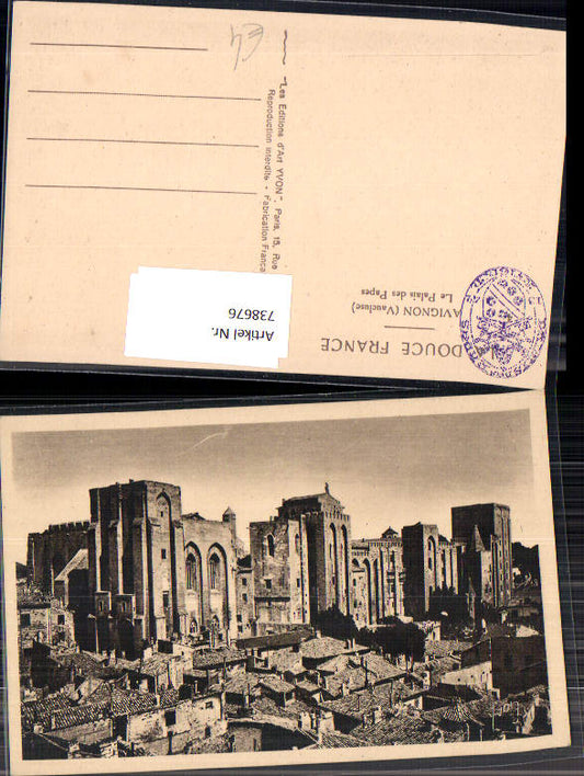 738676 Avignon Vaucluse Le Palais des Papes France