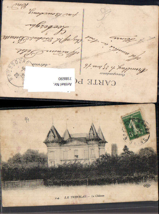 738690 Le Tremblay Le Chateau Schloss France