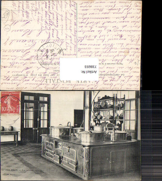 738693 Pen Bron Pen-Bron La cuisine Küche Herd Ofen Interieur France