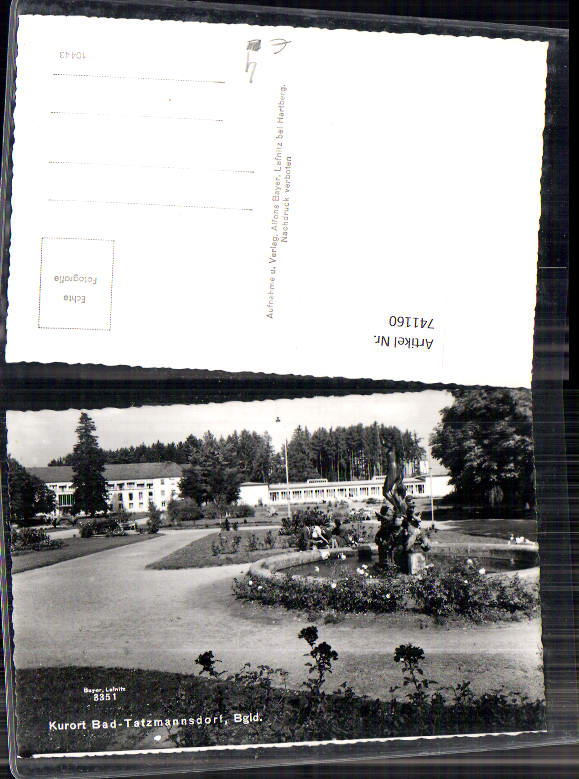 alte Ansichtskarte