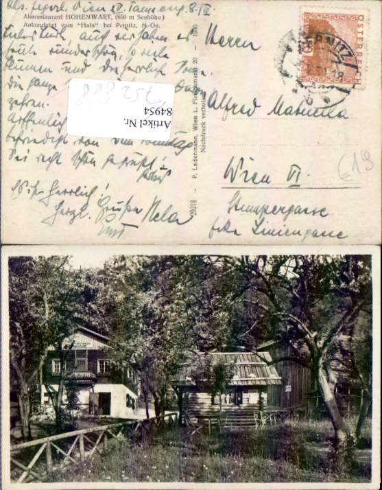 alte Ansichtskarte