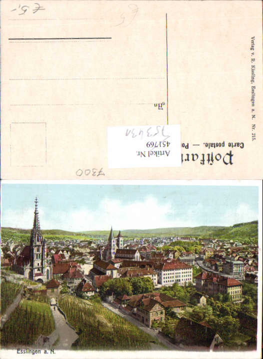 alte Ansichtskarte